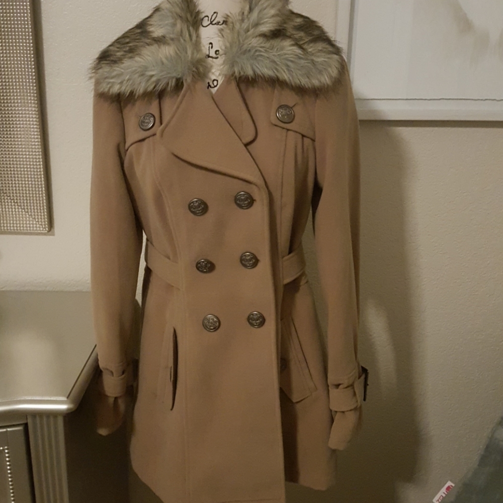 Tan Pea coat